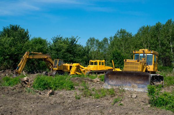 Bulldozer Clearing in Bozeman